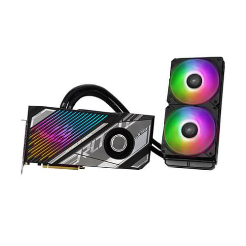 Asus ROG Strix LC RTX 3090 TI OC 24GB Gaming Graphics Card with 240mm ARGB AIO Cooler
